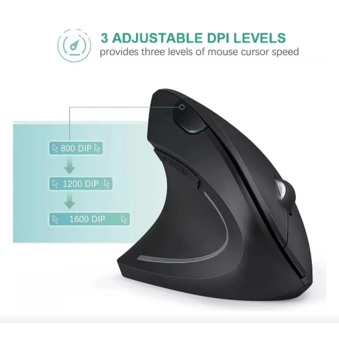 Mouse o Ratón Ergonómico Bluetooth