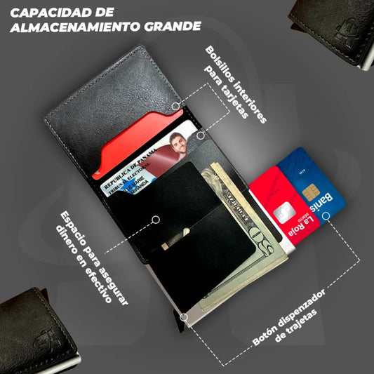 MINI BILLETERA ANTI CLONADORA DE TARJETA