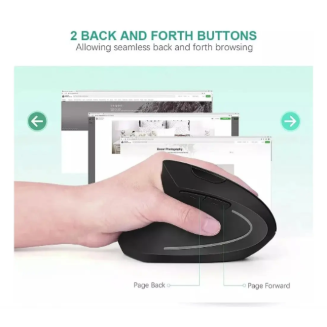 Mouse o Ratón Ergonómico Bluetooth