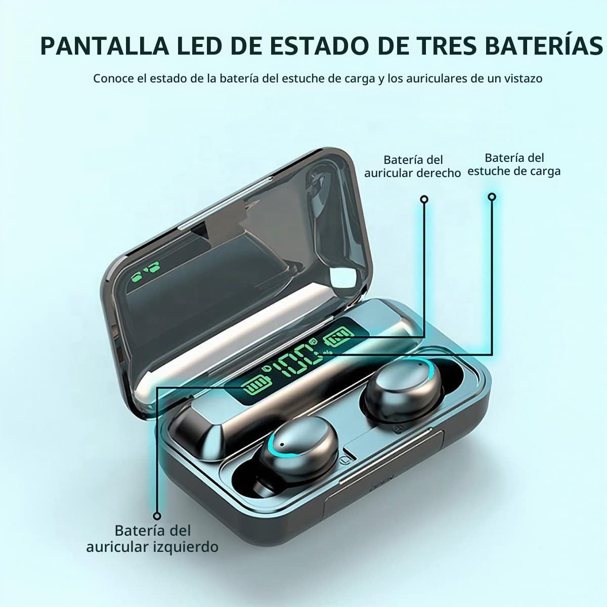 AUDIFONOS BLUETOOTH CON POWER BANK